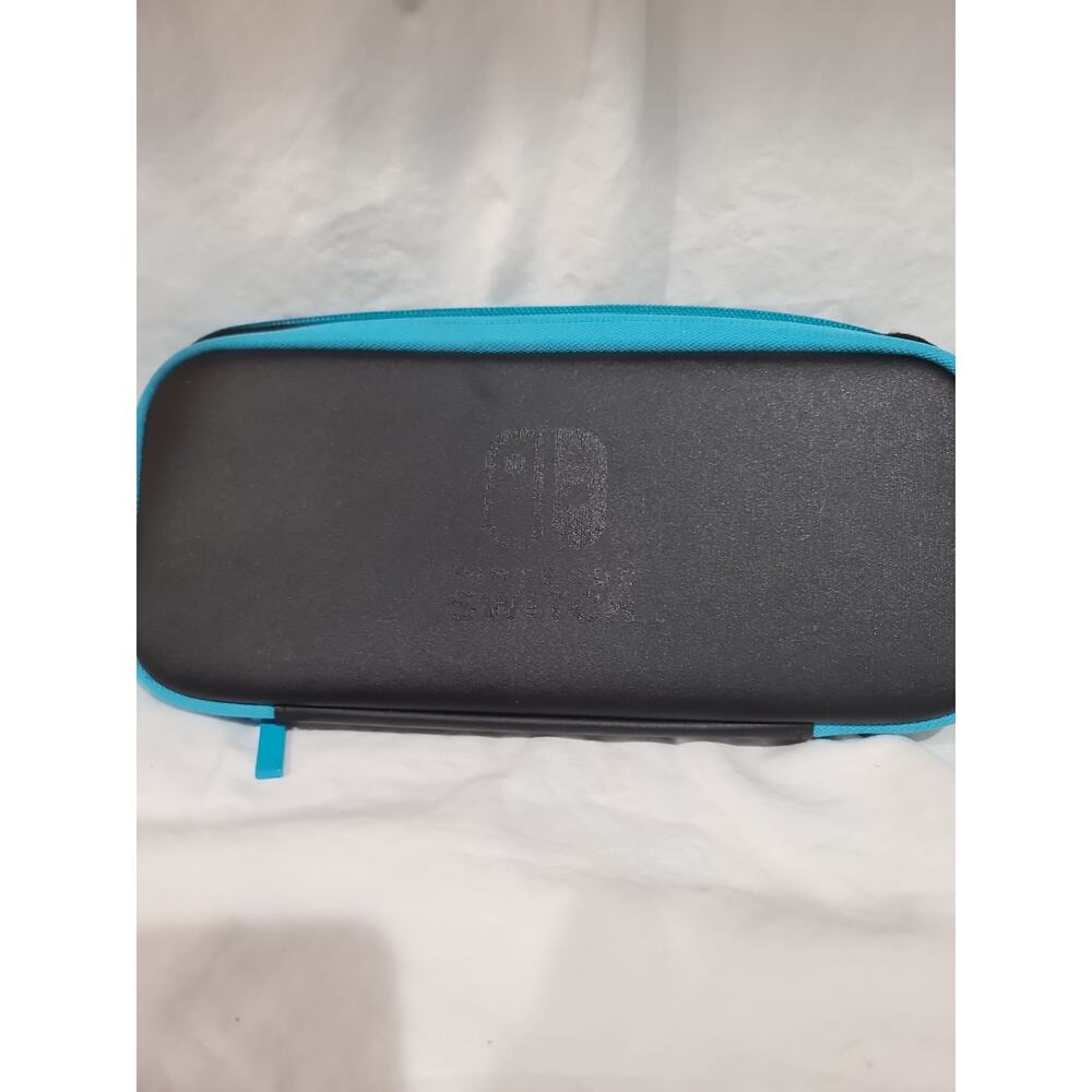 Nintendo Switch And Switch OLED Black And Blue Carrying Case Very Good 4E